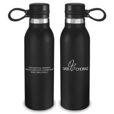 Oasis Chorale 20 oz. Insulated Water Bottle - Black