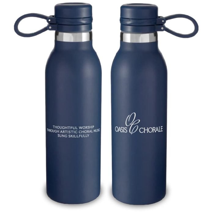 Oasis Chorale 20 oz. Insulated Water Bottle - Navy
